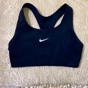 Black Nike sports bra